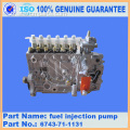 PC360-7 ekskavatör motoru yakıt enjeksiyon pompası 6743-71-1131